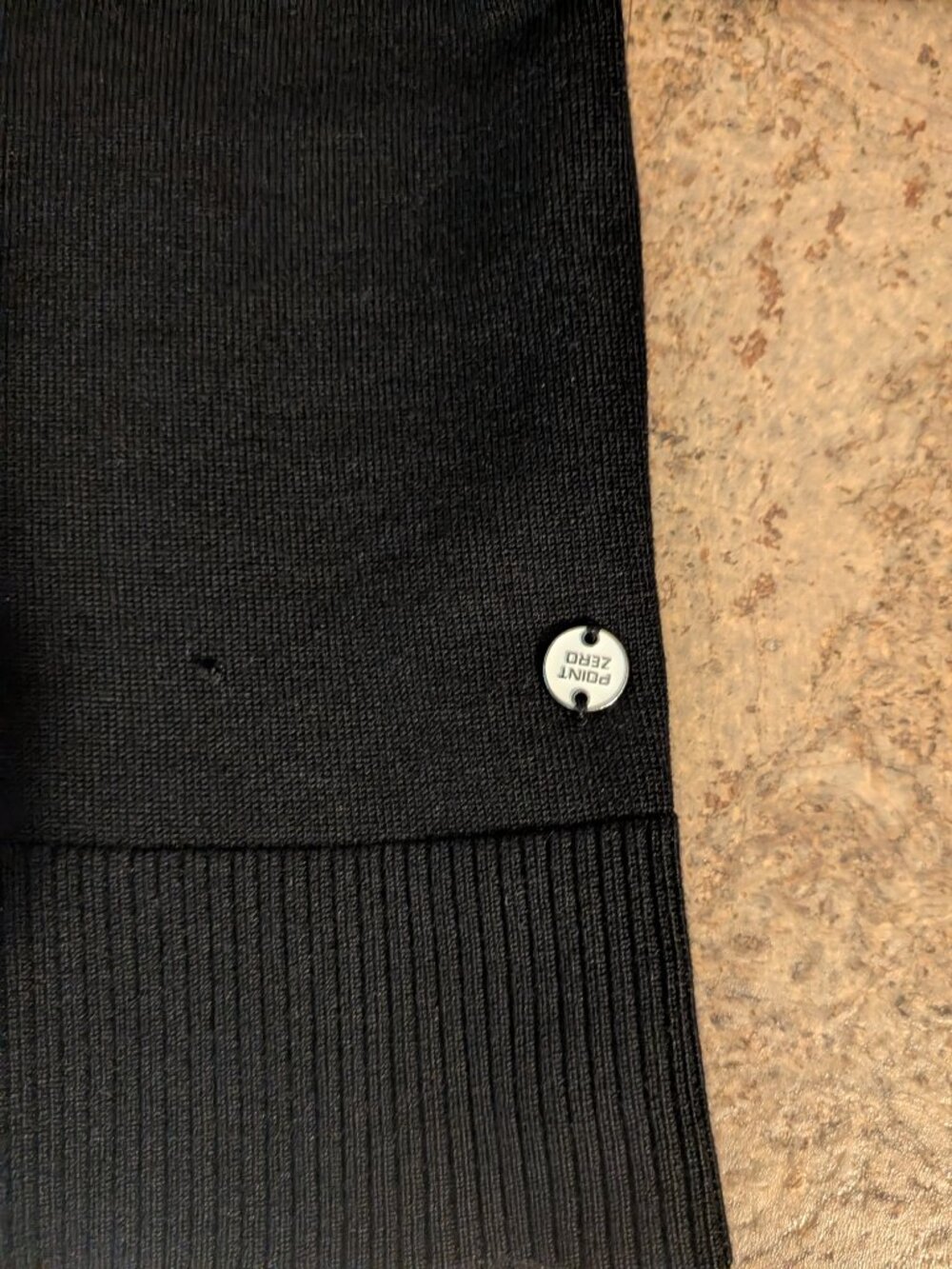 Point Zero Black Cropped Open Front Knit Cardigan Shrug LIke new - Picture 5 of 7